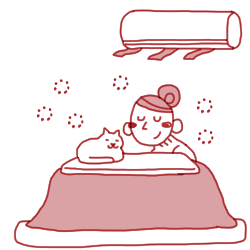 暖房器具の使用、機密性の高い住居