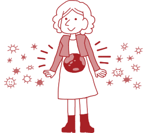 私たちの体の中の腸内フローラ